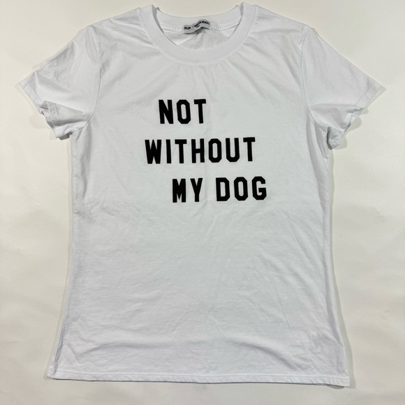 Sub Urban Riot Tee Shirt White Not Without My Dog - Picture 2 of 7